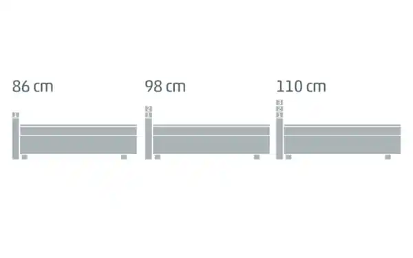 Bild 3 von Sun Garden - Boxspringbett BX1750 Kokomo, anthrazit, 140 x 200 cm, mit höhenverstellbarem Kopfteil