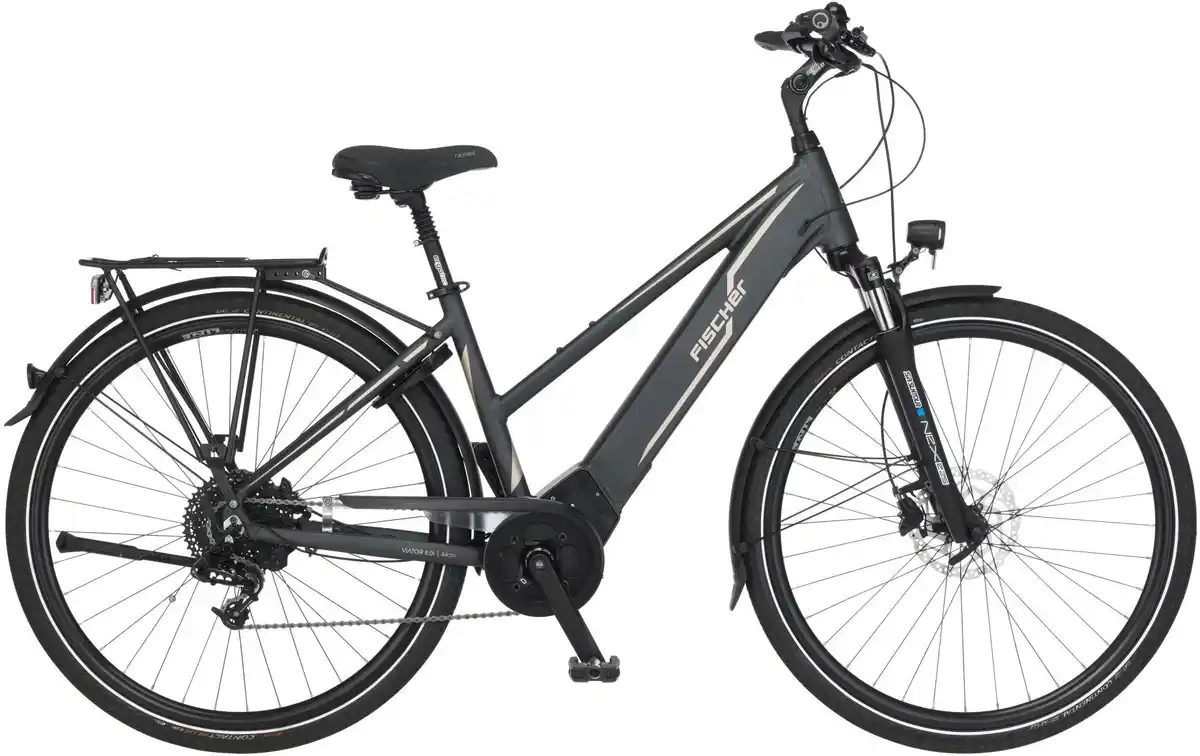 Bild 1 von Fischer E-Bike Trekking Viator 5.0i 28 Zoll 10-Gang 418 Wh grau 61739