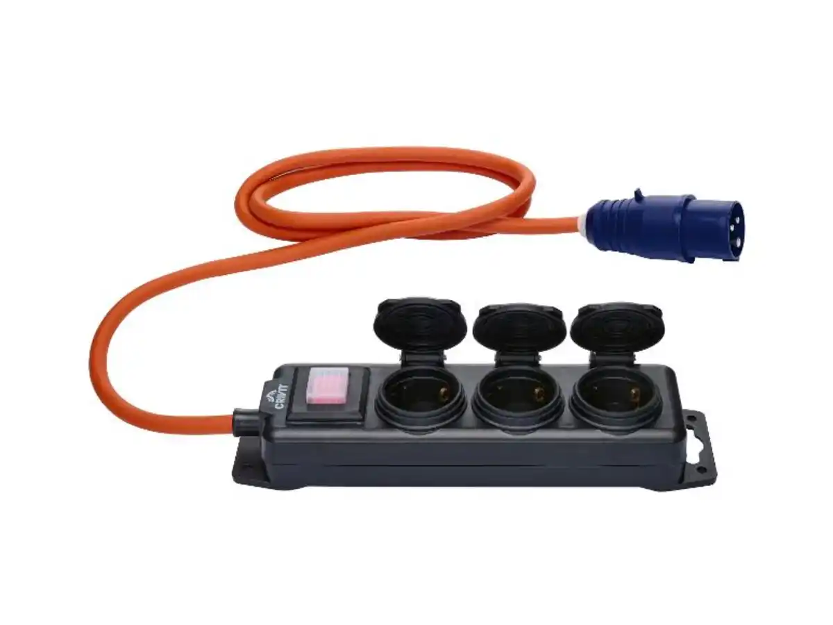 Bild 1 von CRIVIT Camping 3-Fach Steckdosenleiste