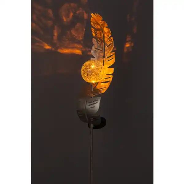 Bild 2 von Solarleuchte »Svante«, Höhe: 103 cm, inkl. Akku & Erdspieß, Kunststoff/Glas/Metall