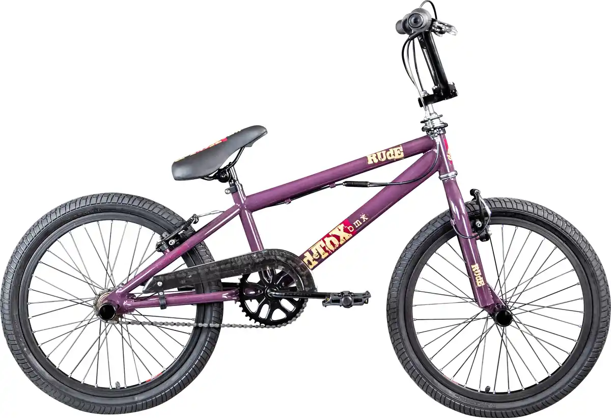 Bild 1 von deTOX BMX Rad Freestyle Rude Limited 20 Zoll RH 25,5cm 1-Gang lila