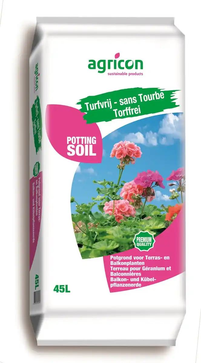 Bild 1 von Agricon Balkon- und Kübelpflanzerde 45 Liter torffrei