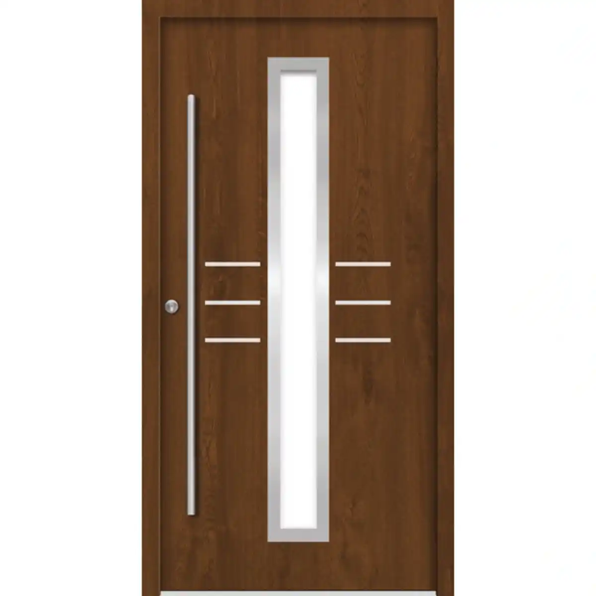 Bild 1 von Haustür »OMIS Prime«, Aluminium, in golden oak