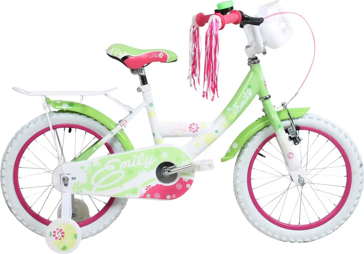 Bild 1 von Hi5 Kinderfahrrad Emily Mädchen 16 Zoll grün pink