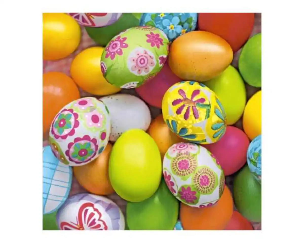 Bild 1 von Servietten 20er 33x33cm, Ostereierkunst