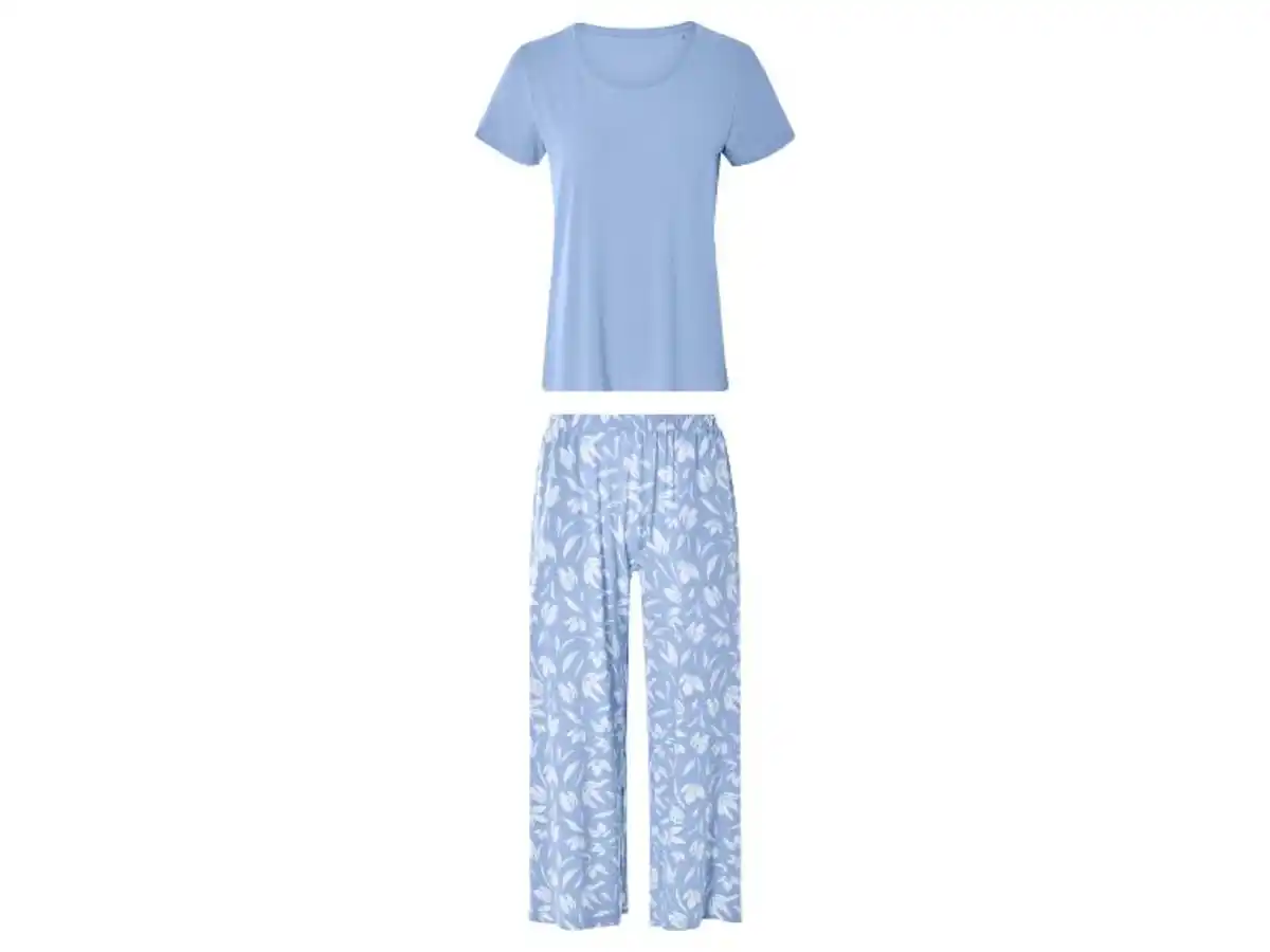 Bild 2 von esmara® Damen Pyjama mit Rundhalsausschnitt