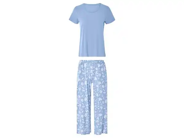 Bild 2 von esmara® Damen Pyjama mit Rundhalsausschnitt