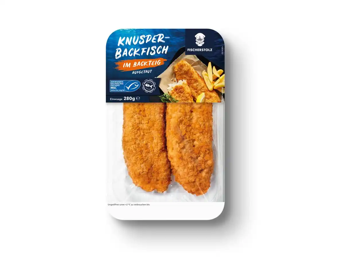 Bild 1 von Fischerstolz MSC Knusper-Backfisch,  280 g