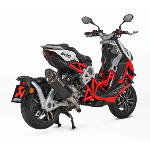 Bild 2 von Akrapovic Auspuff Slip-On Titan schwarz für Italjet Dragster 300 2024-