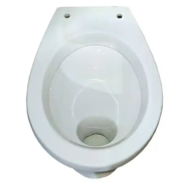 Bild 2 von Stand WC, Flachspüler, Keramik, weiß