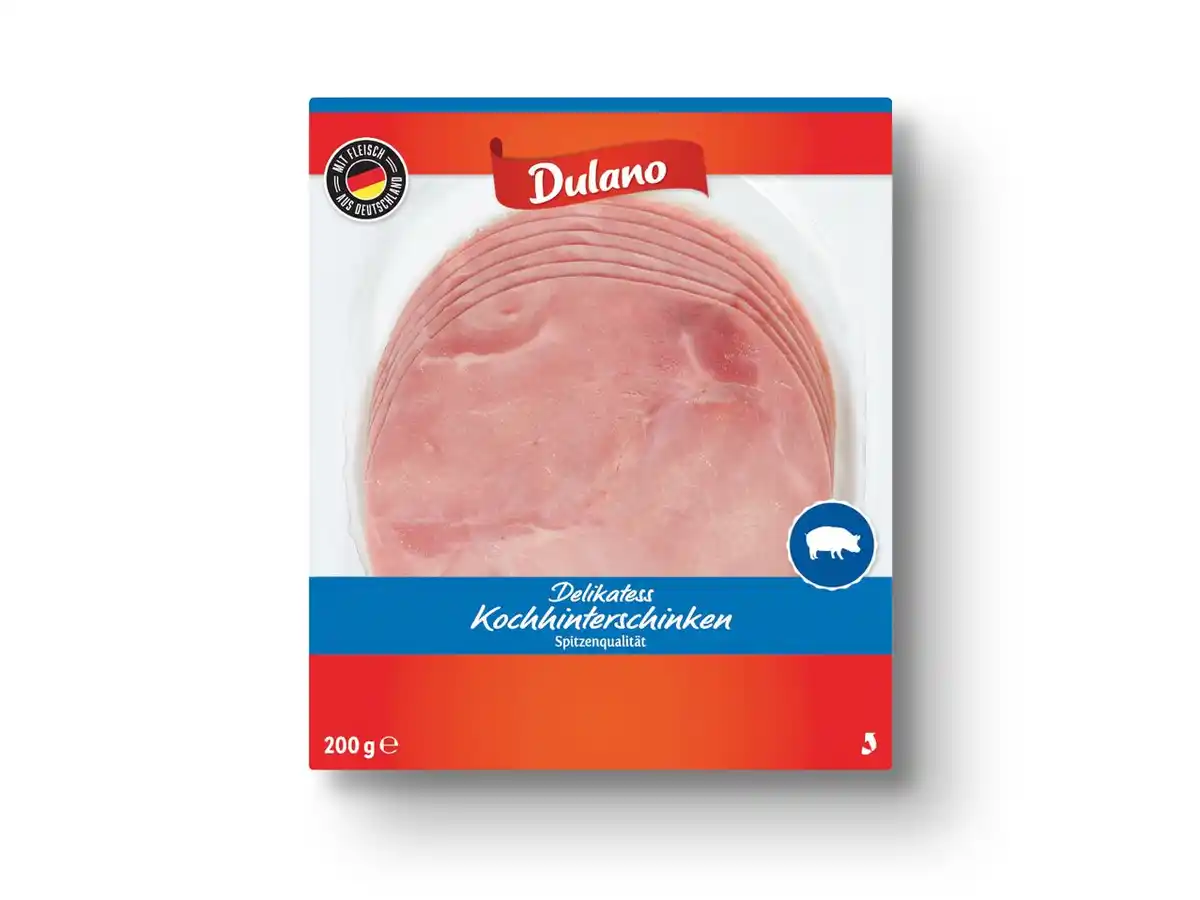 Bild 1 von Dulano Delikatess Kochhinterschinken,  200 g