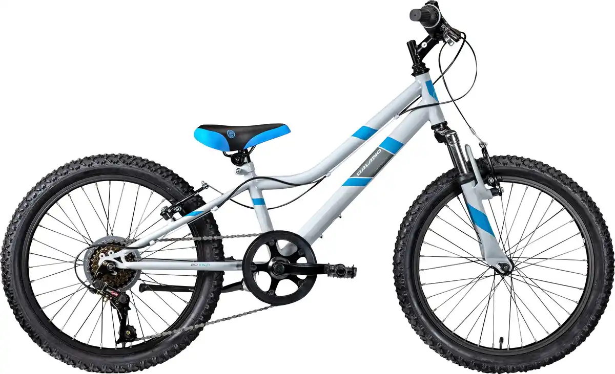 Bild 1 von Galano Jugendfahrrad MTB Hardtail GA20 20 Zoll RH 26cm 7-Gang grau blau