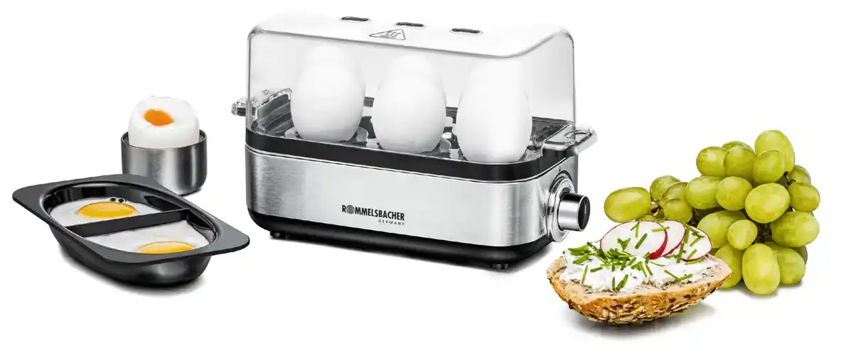 Bild 1 von ER 600 Eierkocher edelstahl/schwarz