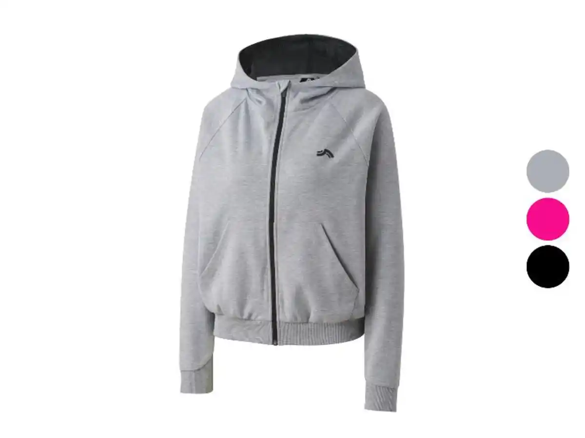 Bild 1 von CRIVIT Damen Sweatjacke, modisch weit geschnitten