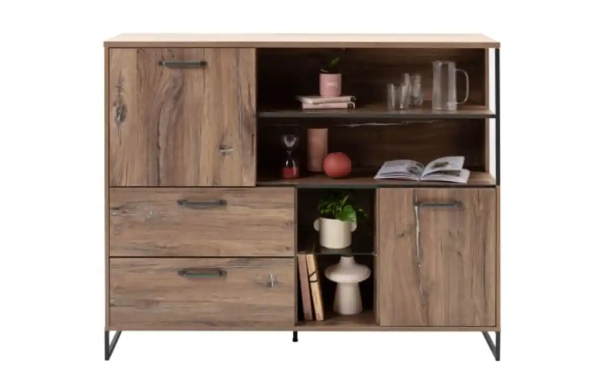 Bild 1 von Livin - Highboard Kansas, Flagstaff dunkel Nachbildung