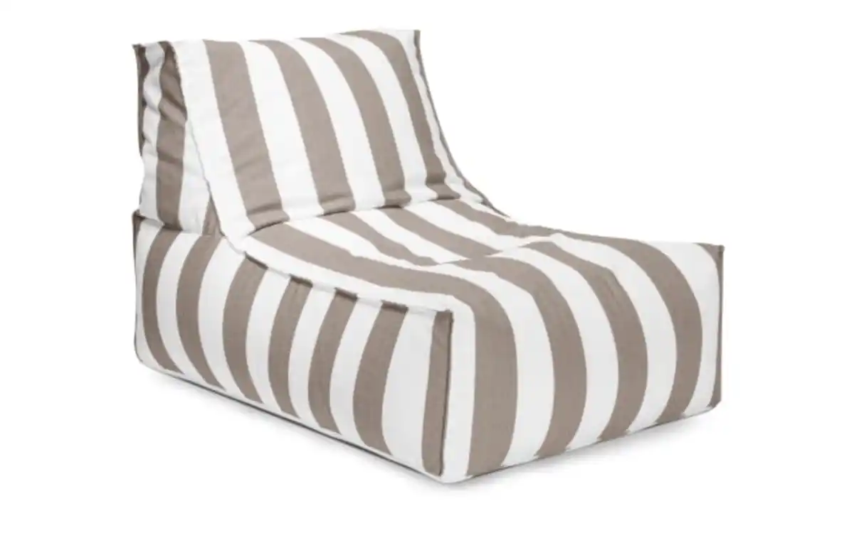 Bild 1 von Sitzsack Rock Santorin, taupe/weiß, 65 x 65 x 100 cm