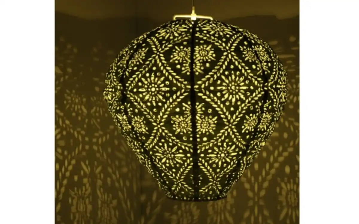 Bild 3 von Solar-Laterne, grün, 30 cm