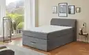 Bild 2 von Boxspringbett Kurt, grau, 120 x 200 cm, Härtegrad 2/3