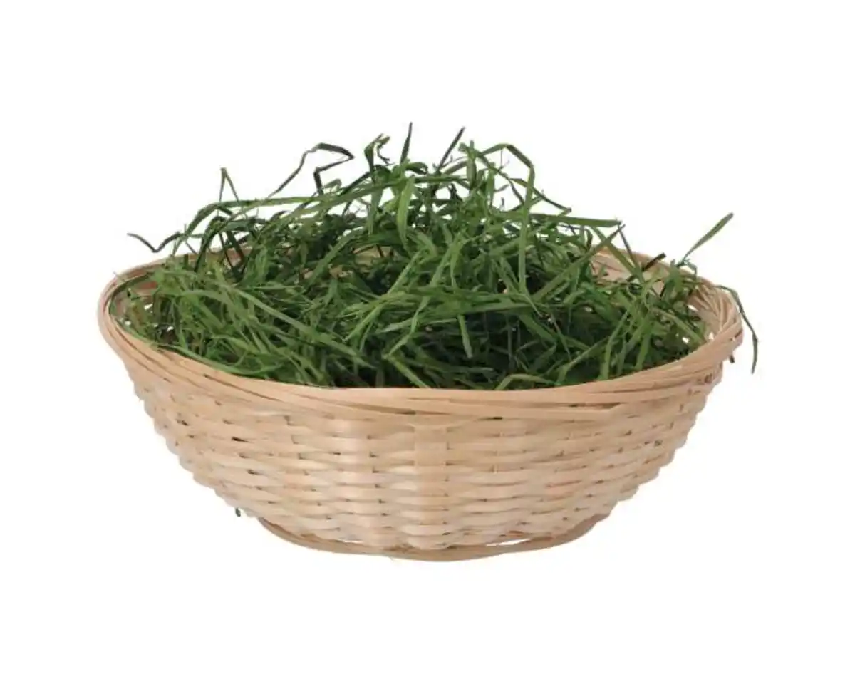 Bild 1 von Osterkorb rund mit Ostergras grün