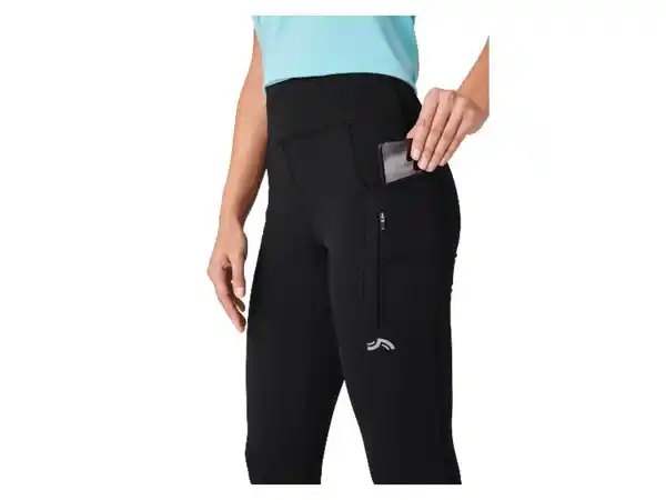 Bild 3 von CRIVIT Damen Funktionscapri, mit praktischer Handytasche