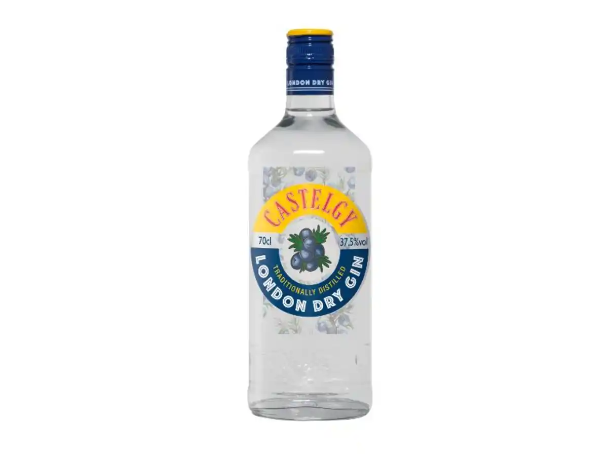 Bild 1 von CASTELGY London Dry Gin 37,5% Vol,  100 ml