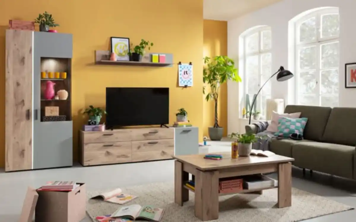 Bild 2 von Livin - Wandboard Baveno, Eiche-Nachbildung/hellgrau