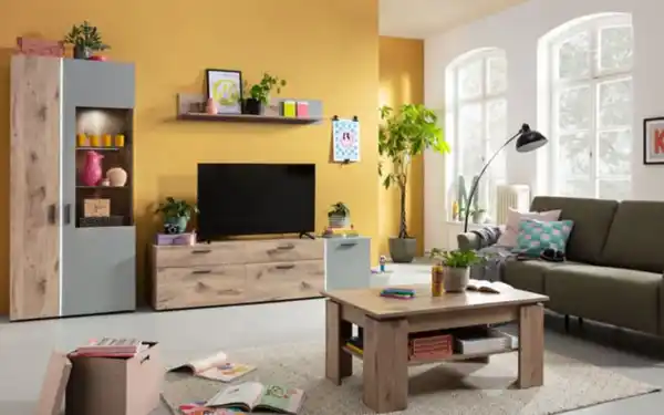 Bild 2 von Livin - Wandboard Baveno, Eiche-Nachbildung/hellgrau