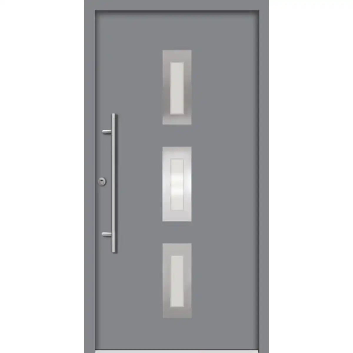 Bild 1 von Sicherheitshaustür »PULA Prime RC2«, Aluminium, in verkehrsgrau
