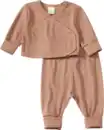 Bild 1 von ALANA Set Pro Climate mit Wickelshirt & Hose mit Mitwachsfunktion, braun, Gr. 56