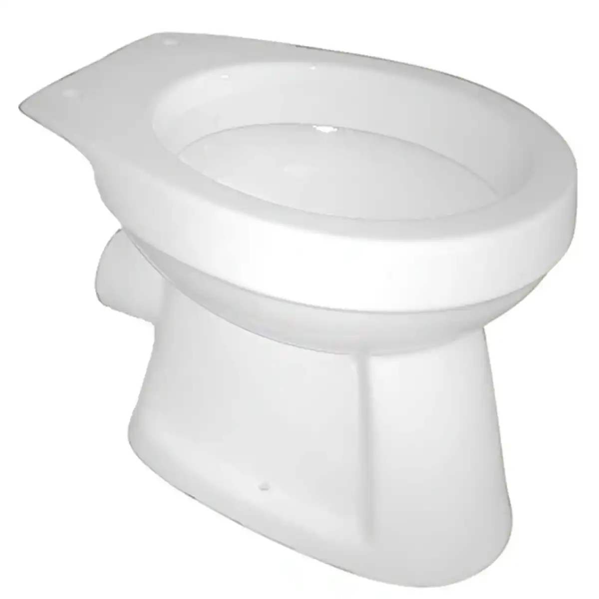 Bild 1 von Stand WC, Flachspüler, Keramik, weiß