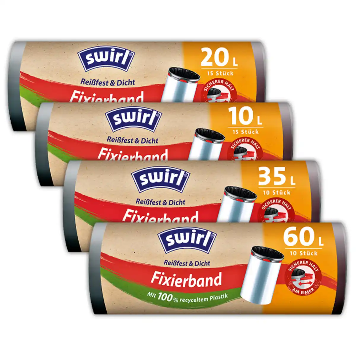 Bild 1 von Swirl Müllbeutel mit Fixierband