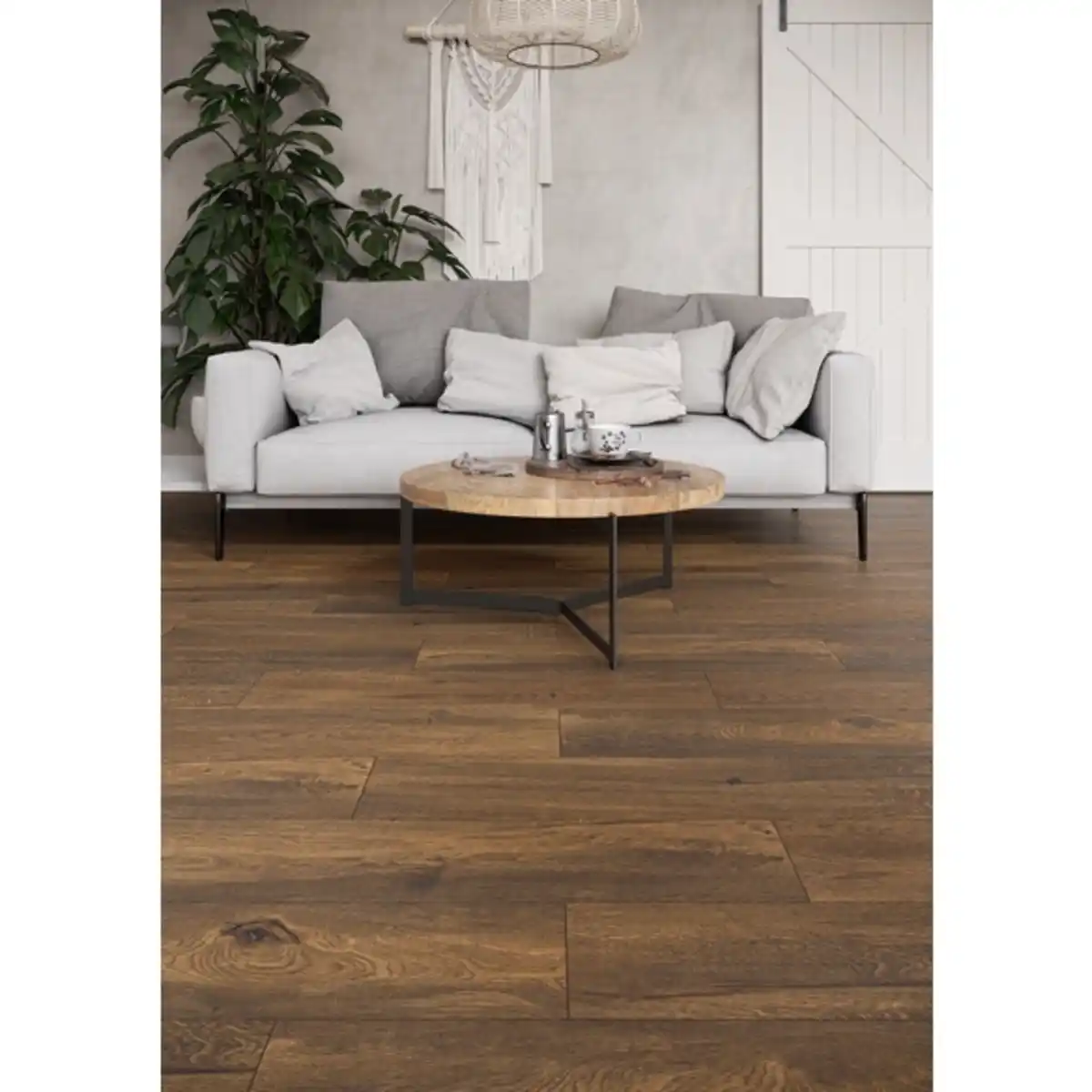 Bild 3 von Bodenfliese »Wood concept«, rechteckig, 22,1 x 89 cm, braun, R 9