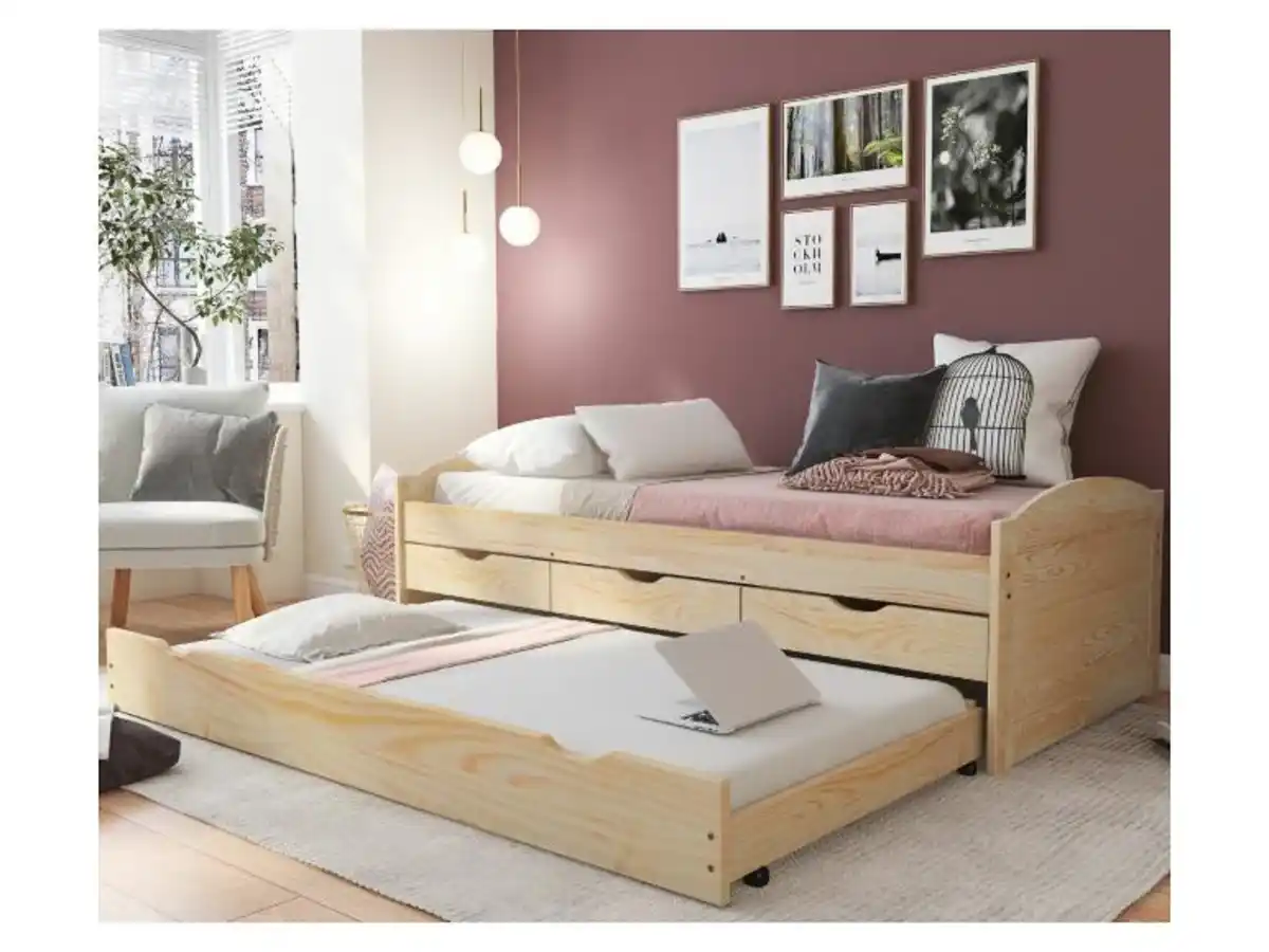 Bild 3 von Inter Link Funktionsbett »Marinella« »Lena« oder »Ulli«, mit 3 Schubladen