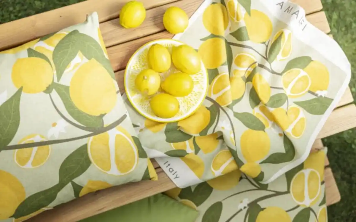 Bild 2 von Kissenhülle Citrone, gelb, 60 x 40 cm