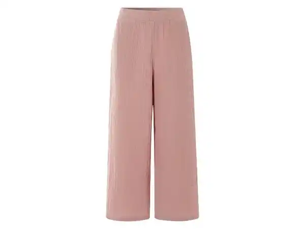 Bild 2 von esmara® Damenhose aus weichem Musselin Musselinhose für Damen Weiche Musselinhose (Damen) Damen-Musselinhose