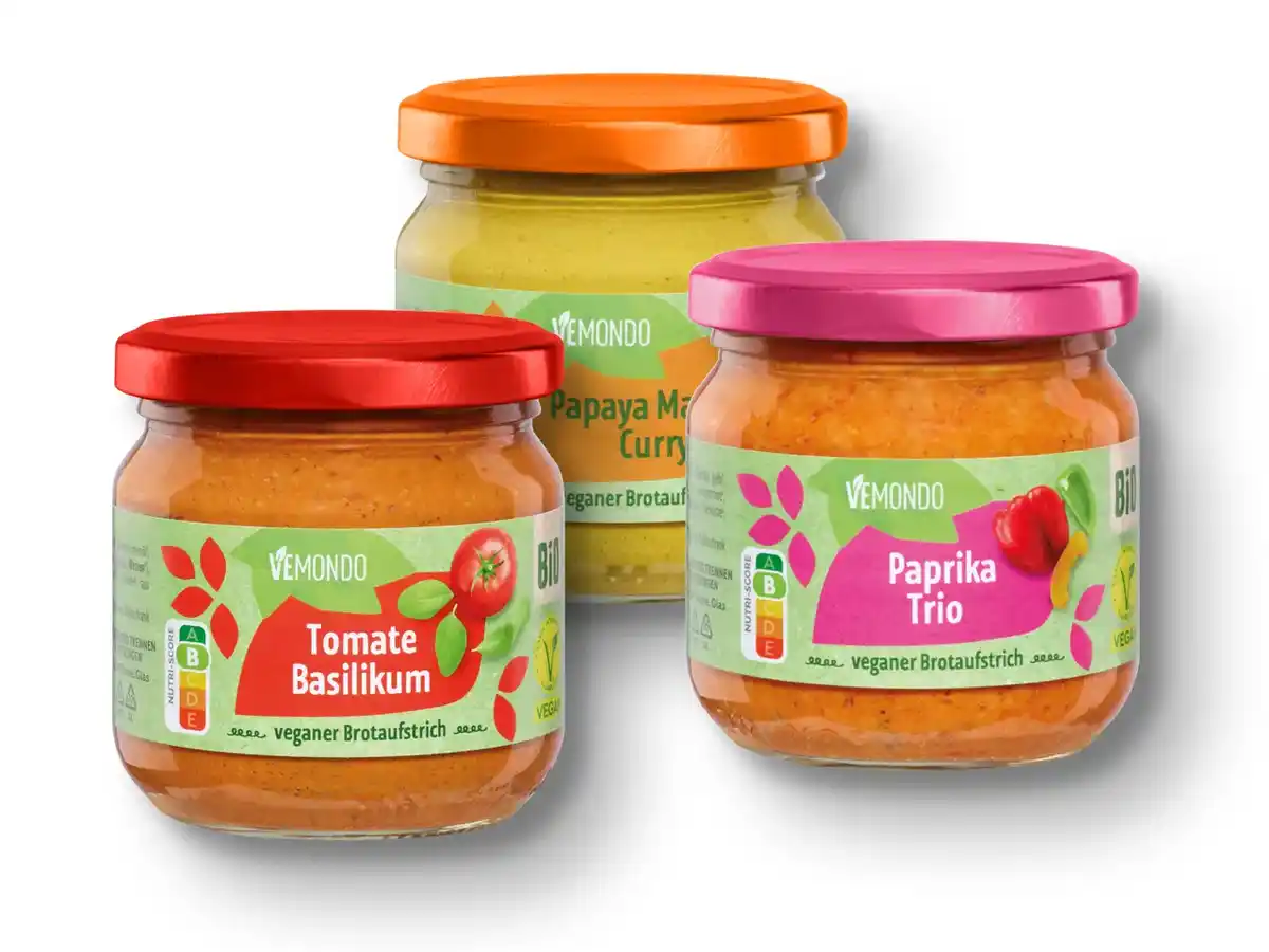 Bild 1 von Vemondo Bio Veganer Brotaufstrich,  180 g