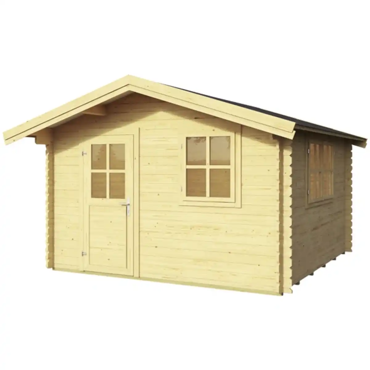 Bild 3 von Gartenhaus »Spree«, Holz, BxHxT: 340 x 245 x 300 cm (Außenmaße inkl. Dachüberstand), Wandstärke 28mm