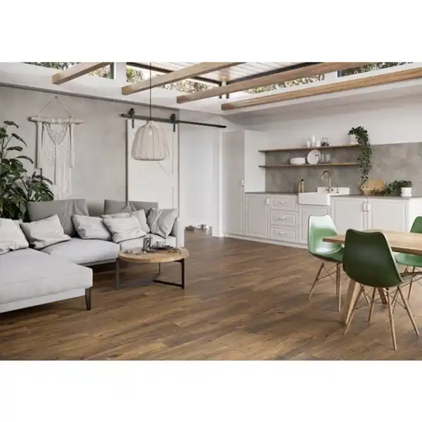 Bild 2 von Bodenfliese »Wood concept«, rechteckig, 22,1 x 89 cm, braun, R 9