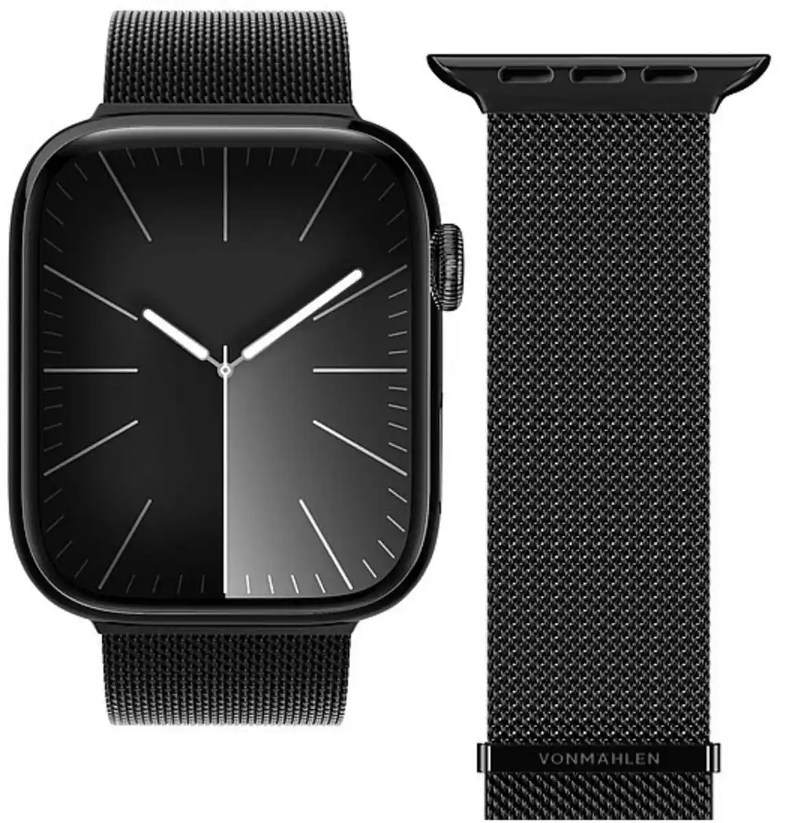 Bild 1 von Watch Straps Milanese Loop2 Armband für Apple Watch (42/44/45/49mm) schwarz