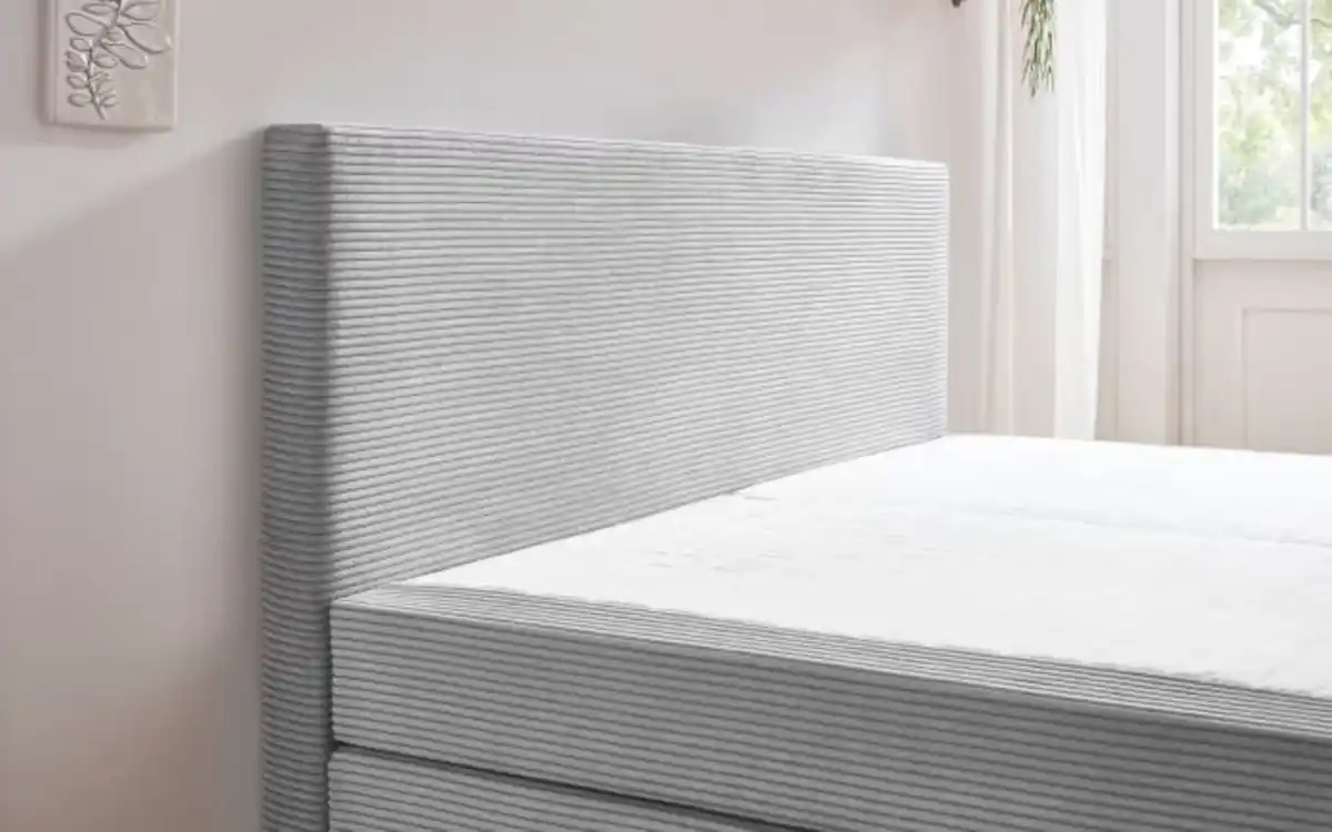 Bild 4 von Boxspringbett Aspen, silber, 180 x 200 cm