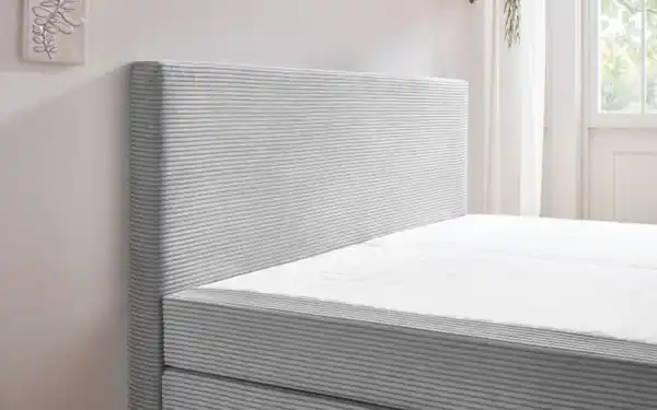 Bild 4 von Boxspringbett Aspen, silber, 180 x 200 cm