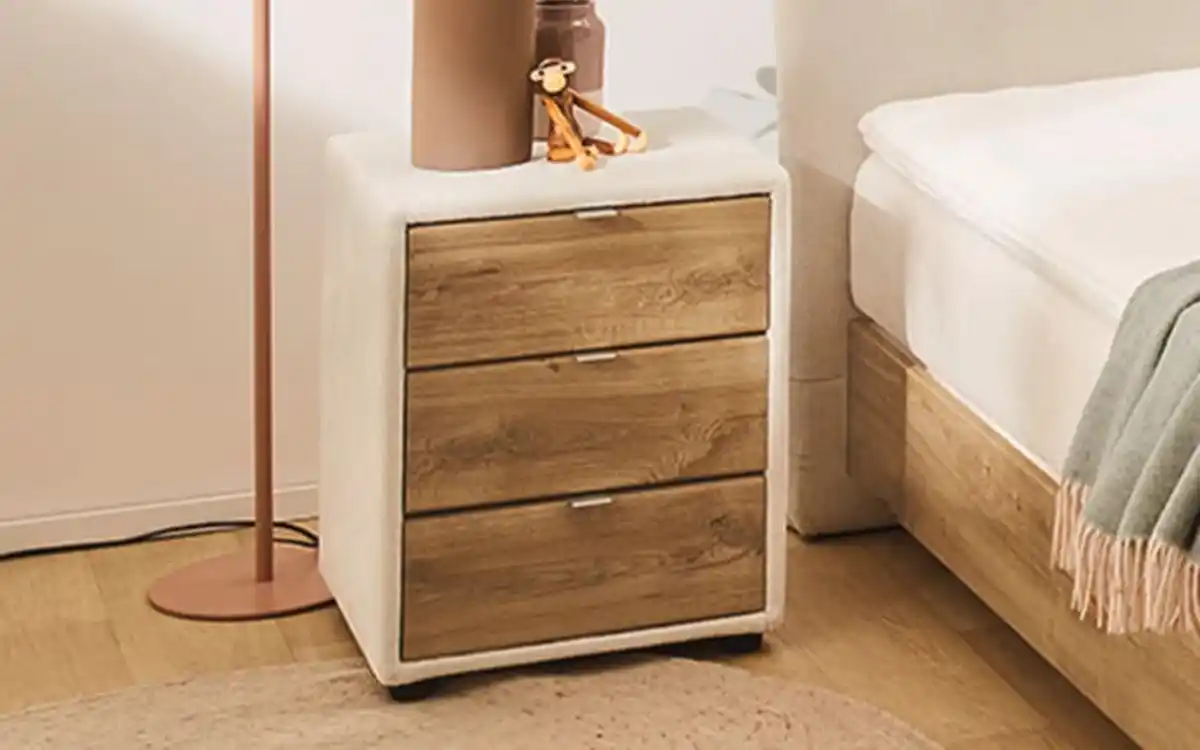 Bild 1 von Nachttisch Lia, beige, 44 x 54 cm