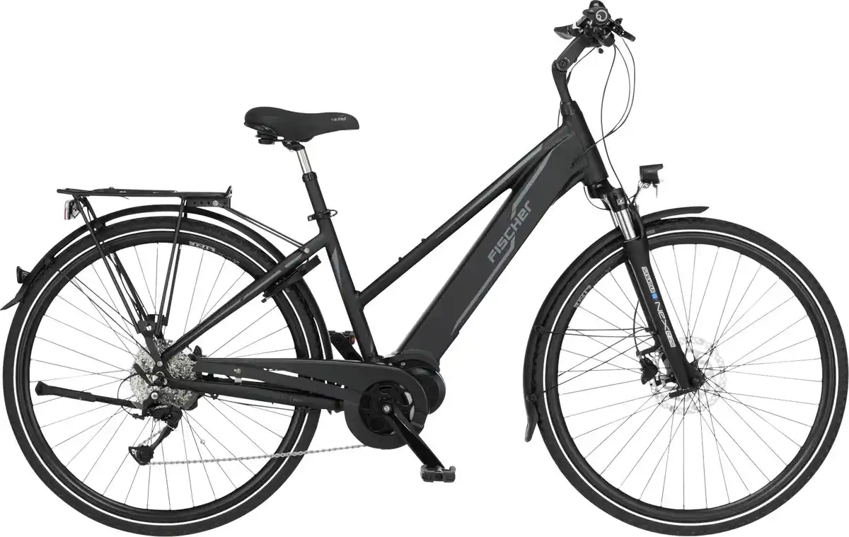 Bild 1 von Fischer E-Bike Trekking Viator 4.1i Damen 28 Zoll 9-Gang 504 Wh grau 62470