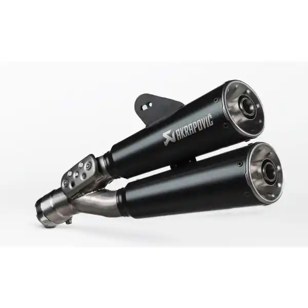 Bild 1 von Akrapovic Auspuff Slip-On Paar Edelstahl schwarz für BMW R 12/R 12 nin
