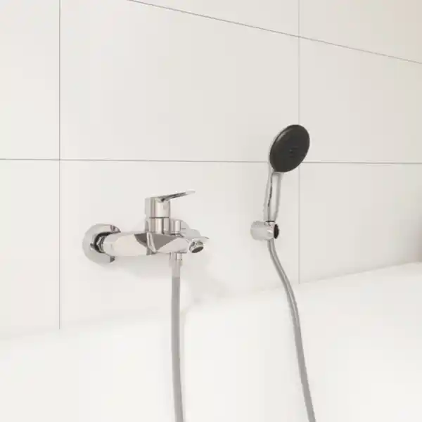 Bild 3 von Handbrause »Vitalio Start 110«, BxL 110 x 160 mm, rund, chromfarben