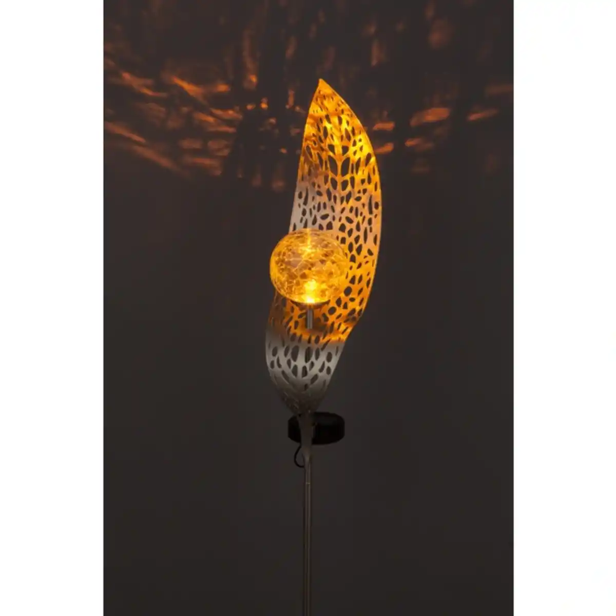 Bild 4 von LED-Solarleuchte »Svante«, Höhe: 103 cm, inkl. Akku & Erdspieß, Kunststoff/Glas/Metall