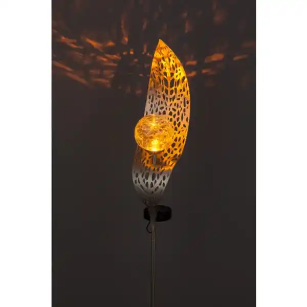 Bild 4 von LED-Solarleuchte »Svante«, Höhe: 103 cm, inkl. Akku & Erdspieß, Kunststoff/Glas/Metall