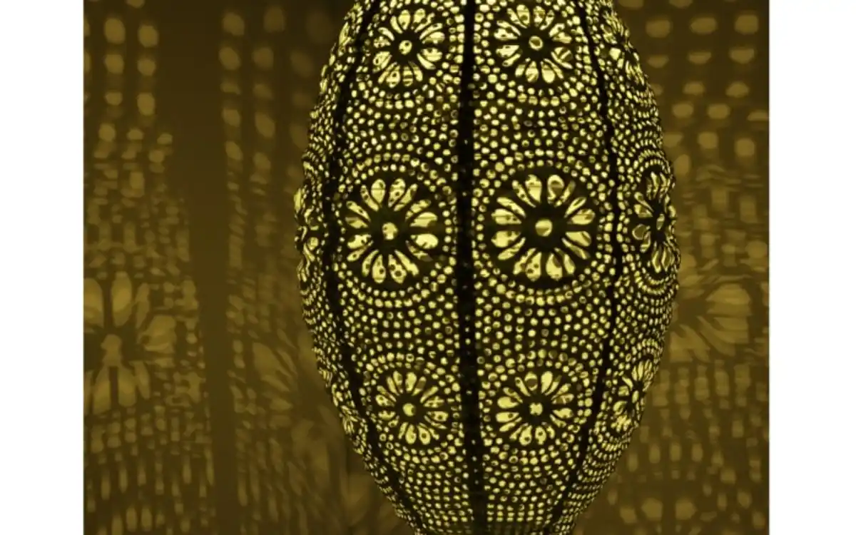 Bild 3 von Solar-Laterne, braun, 23 cm