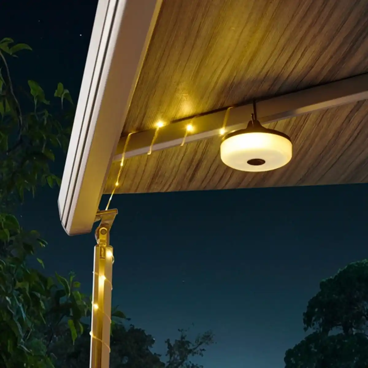 Bild 1 von LED-Lichterkette »Taivo«, warmweiß, aufrollbar, Taschenlampenfunktion