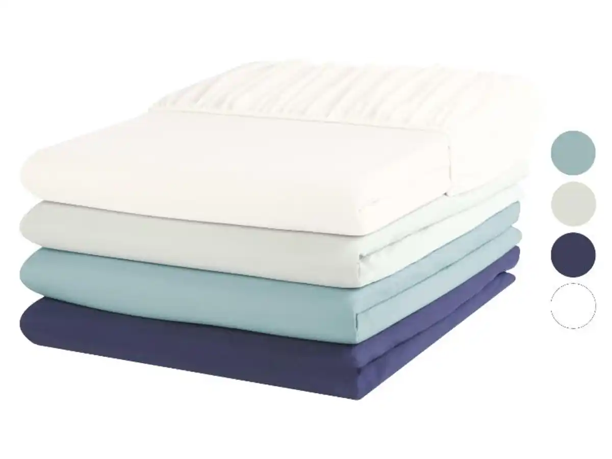 Bild 1 von LIVARNO home Mikrofaser-Renforcé-Spannbettlaken, 140-160 x 200 cm